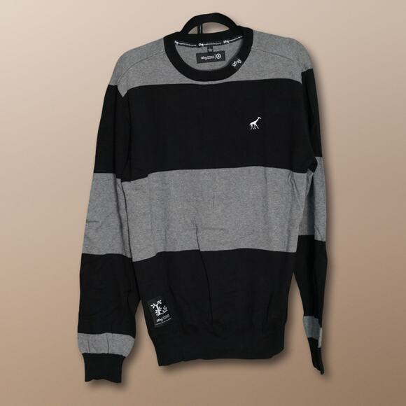 LRG Men's Black/Gray Crewneck Sweater - Size Large - Picture 5 of 6